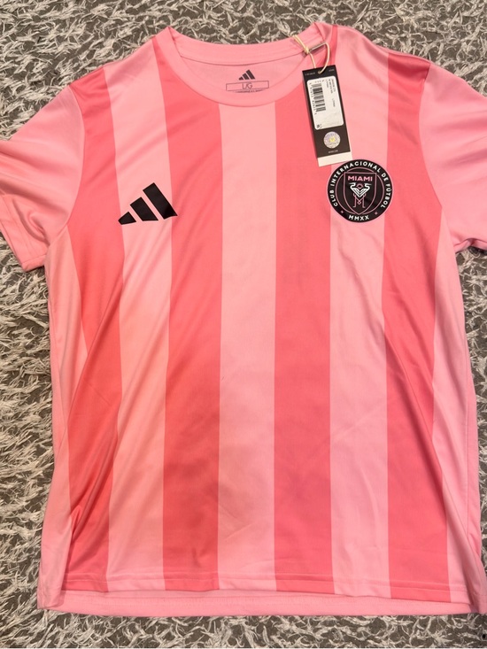 adidas Other - Adidas Inter Miami CF Pink Messi #10 Soccer Jersey  Men’s Sz Large NWT